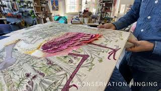 Mounting and Framing Textiles in NYC!