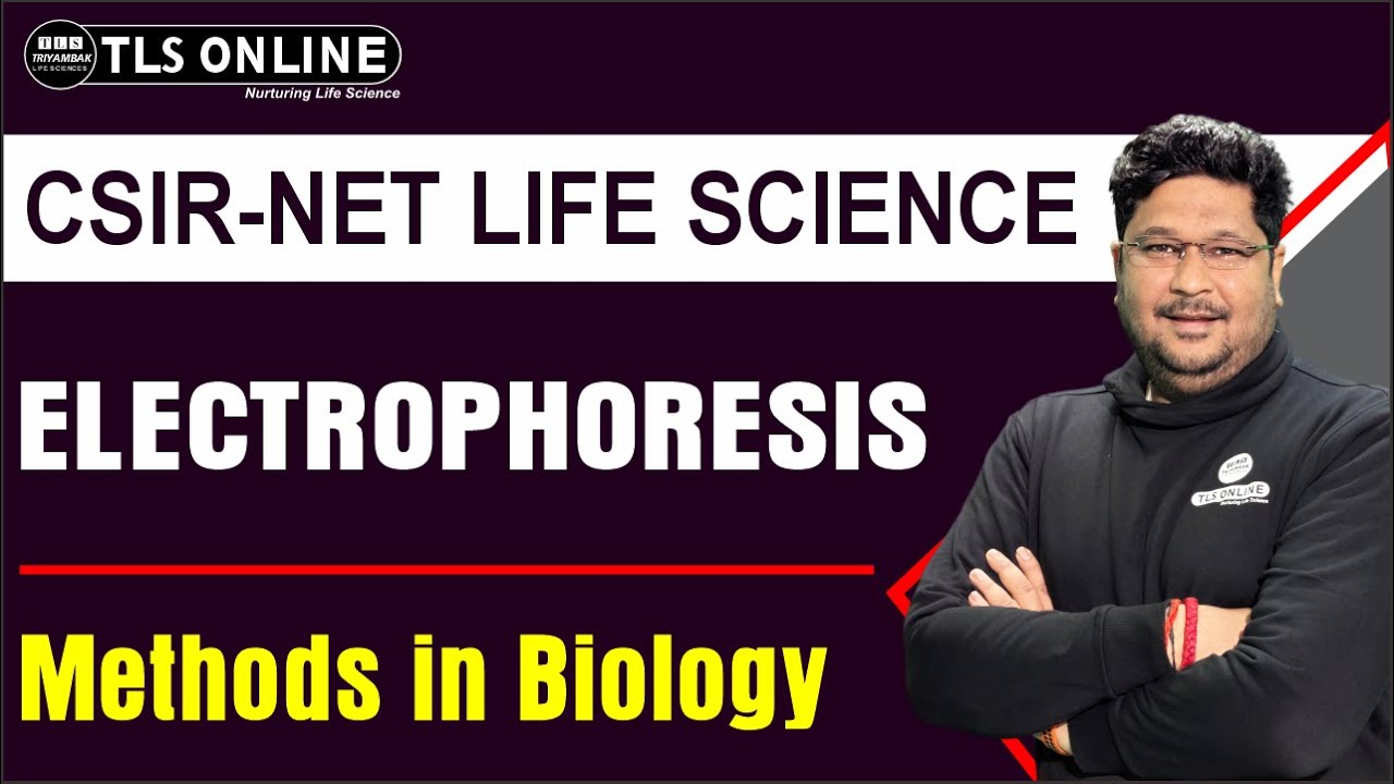 Electrophoresis  | Techniques | CSIR NET Life Sciences | 30 Questions | Dr. Ashish Kr Dwivedi |