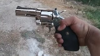 قوة الأنفجار لمسدس كولت357 بايثون /حياة عراقي 357 Magnum vs Brick
