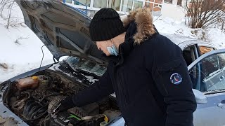 Глохнет мотор, не крутит стартер, проверяем контакты на АКБ и ГЕНЕРАТОР - ford focus 1