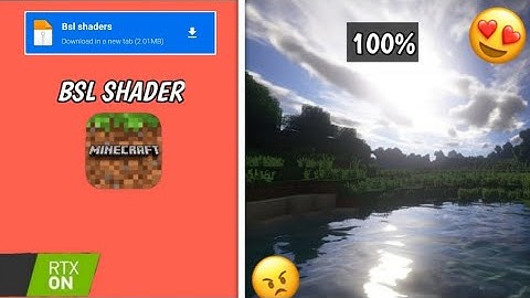 Download And Install Vanilla BSL Shaders For Minecraft Mcpe 1.9+ || 1.19.51+