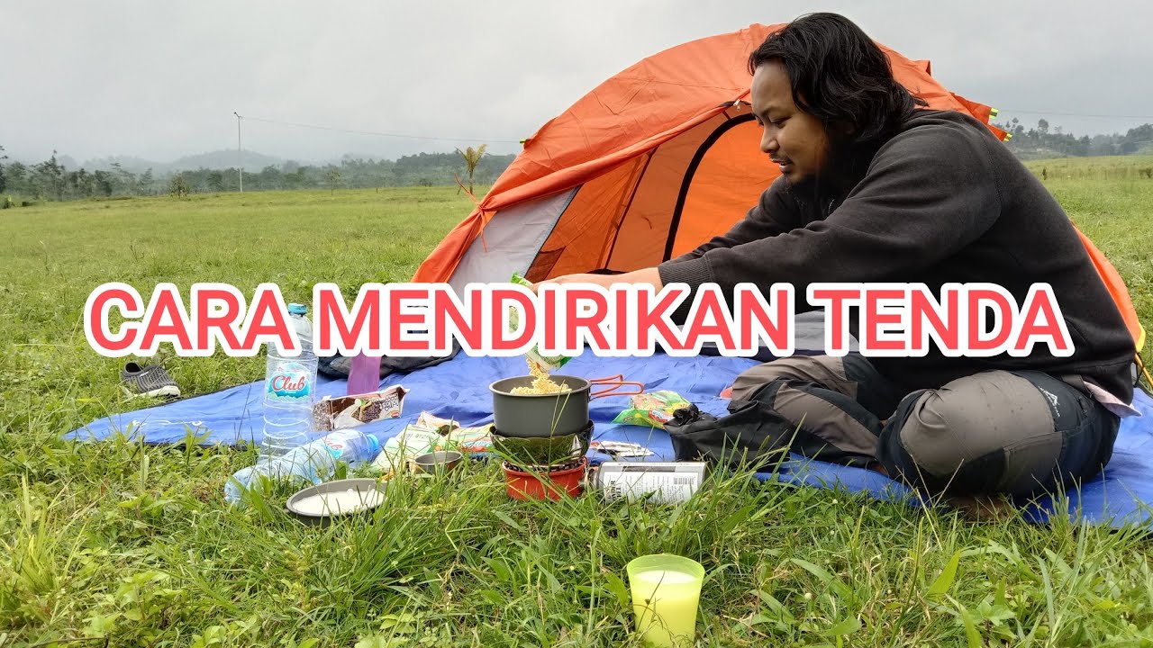 Cara mendirikan tenda // compas 2P - YouTube