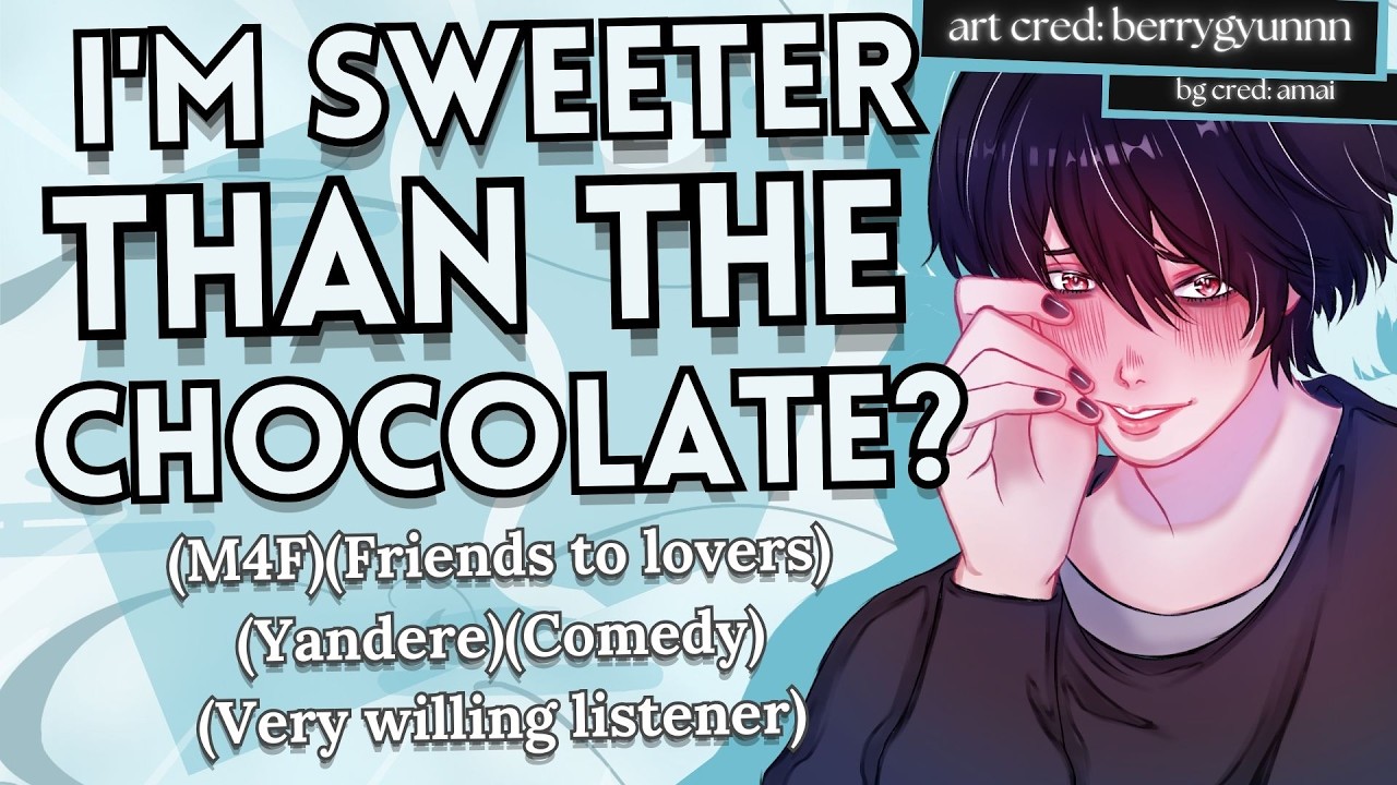 Waking up in your yandere best friend's room after eating his valentines chocolate (M4F ASMR RP)