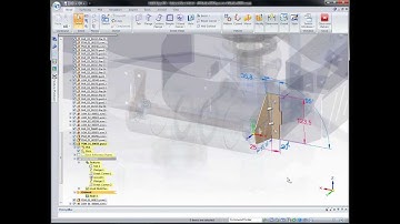 Solid Edge ST4 Machine Design Demo: Horizontal / Vertical 3D Model Relationships to Faces