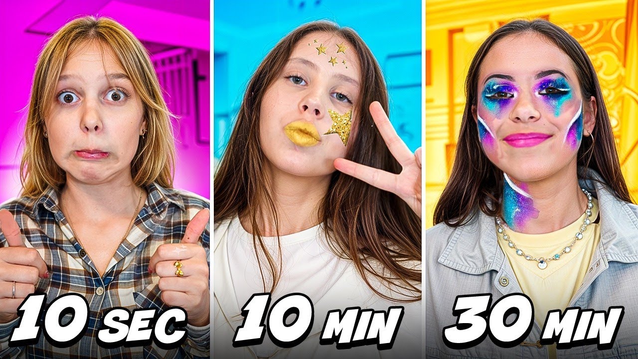 ⏱️ 10 sekund vs 10 minut vs 30 minut — Výzva!