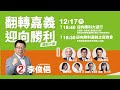 2022 迎向勝利選前之夜晚會 | 嘉義市長候選人2號李俊俋