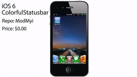New & Noteworthy Cydia Tweaks: (#6) iOS 6 Colorful Statusbar | iOS 6.1 | 2013