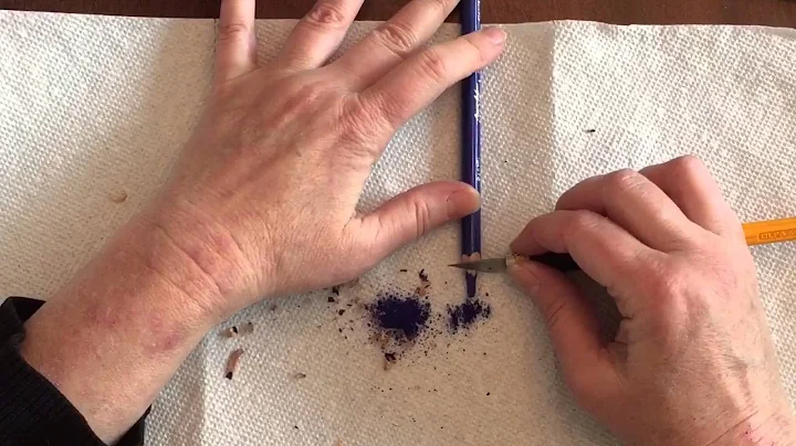 How to Sharpen Conte and Other Pastel Pencils