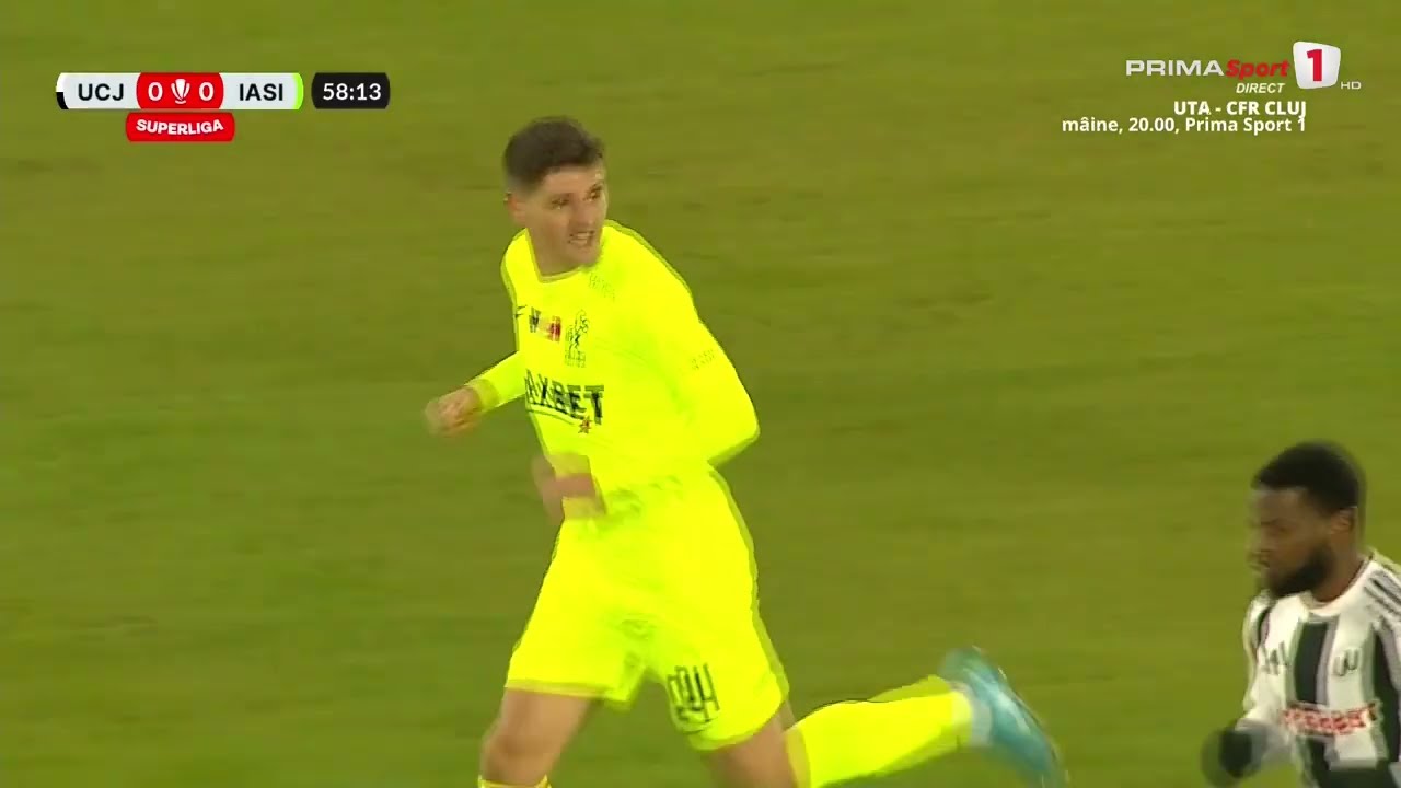 FC Universitatea Cluj 2-2 Poli Iași