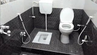 Small Bathroom  Design 2024| Bathroom Vanity best material | Size 5'×9' feet washroom tiles designs