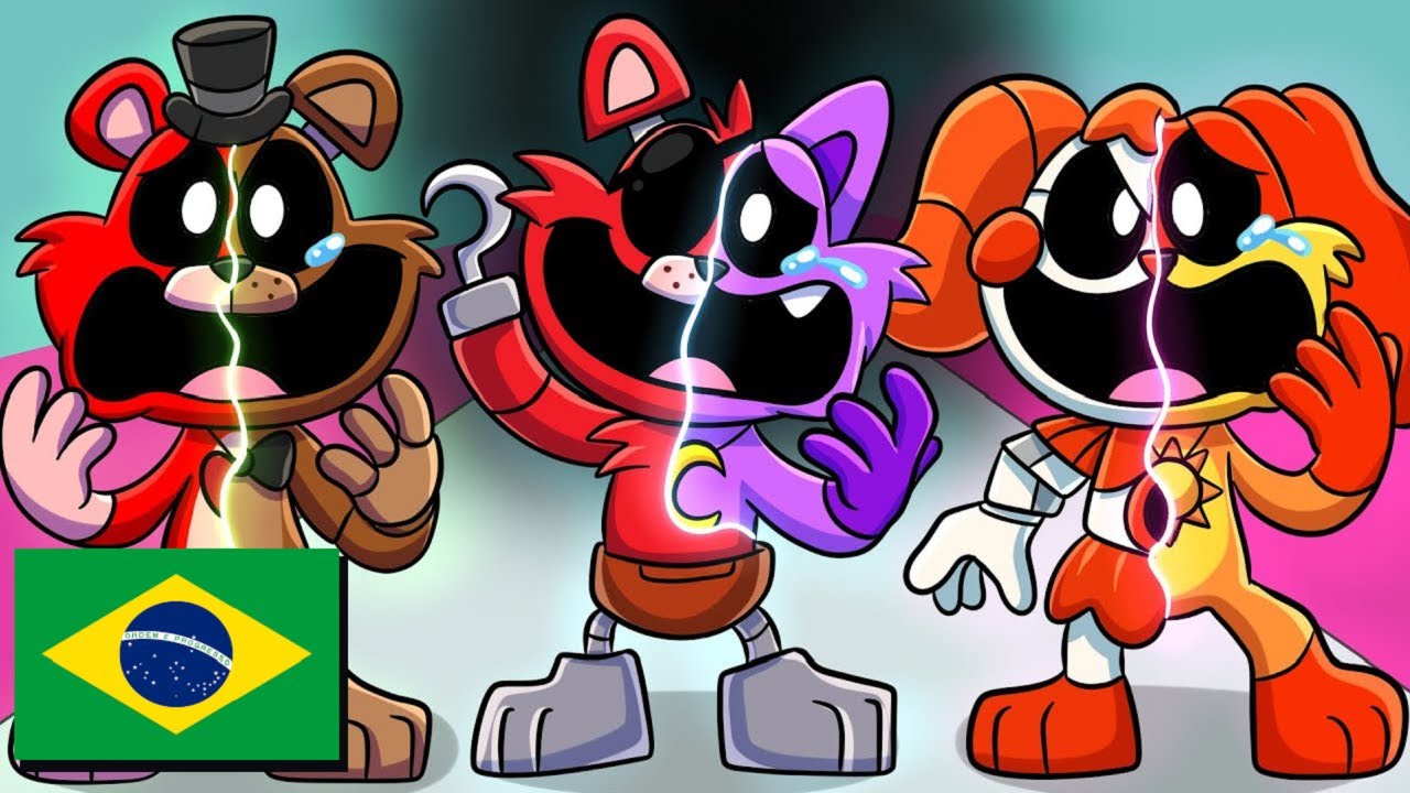 SMILING CRITTERS mas eles são ANIMATRONICS?! Poppy Playtime 3 Animação