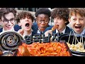한국 분식을 처음 먹어본 영국 고등학생들의 반응?!