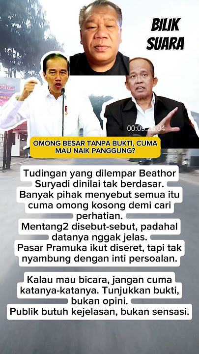 Dasar Omong Kosong, Mencari Sensasi Aja Pak-Pak, Yang Sabar Pak Jokowi #jokowi #shortsviral #fyp