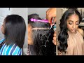 What A TRANSFORMATION! Whew, that was rough! Weft Microloops Installation | Curls Queen