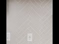 How to tile a herringbone  pattern. Measure twice, and cut once!