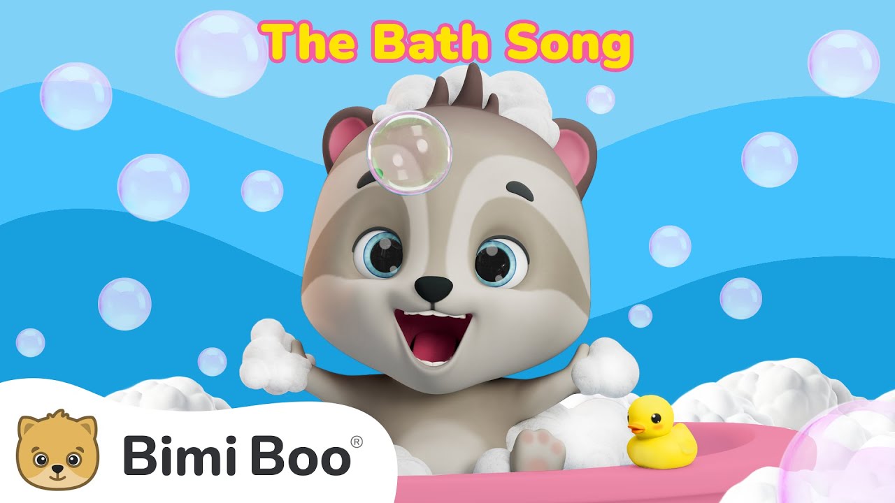 Bath Song | Kids Songs & Nursery Rhymes | Bimi Boo