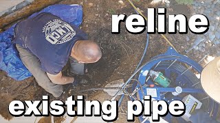 How we relocated an existing cast iron pipe