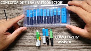 Como fazer um conector de Fibra - Como montar um fast conector + Curiosidades