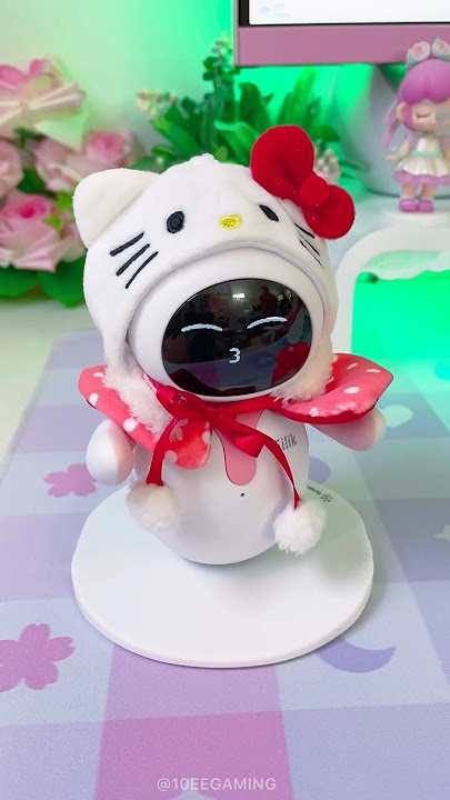 Eilik Robot & Hello Kitty 😍 10eegaming #shorts #robot #tech #hellokitty #desk #viral #cute #sanrio