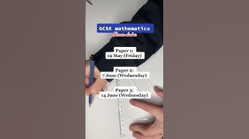 GCSE maths exam dates 2023
