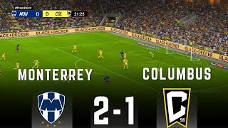 : MONTERREY VS COLUMBUS EN VIVO  | SEMIFINAL | CONCACAF CHAMPIONS CUP  2024 |SIMULACI'ON & LIVE SCORE