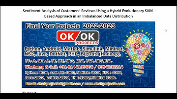 Sentiment Analysis of Customers’ Reviews Using a Hybrid Evolutionary SVM Based Approach in an Imbala