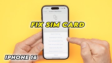 How to Fix Sim Card Problems on Your iPhone 16 / Pro