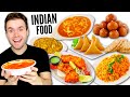 Trying Authentic Indian Food for the FIRST TIME! - Samosas, Biryani, Chicken Tikka Masala MUKBANG!