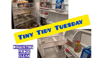 Tiny Tidy Tuesday!! Over due disgusting fridge clean out! #postpartumdepression #cleaningmotivation