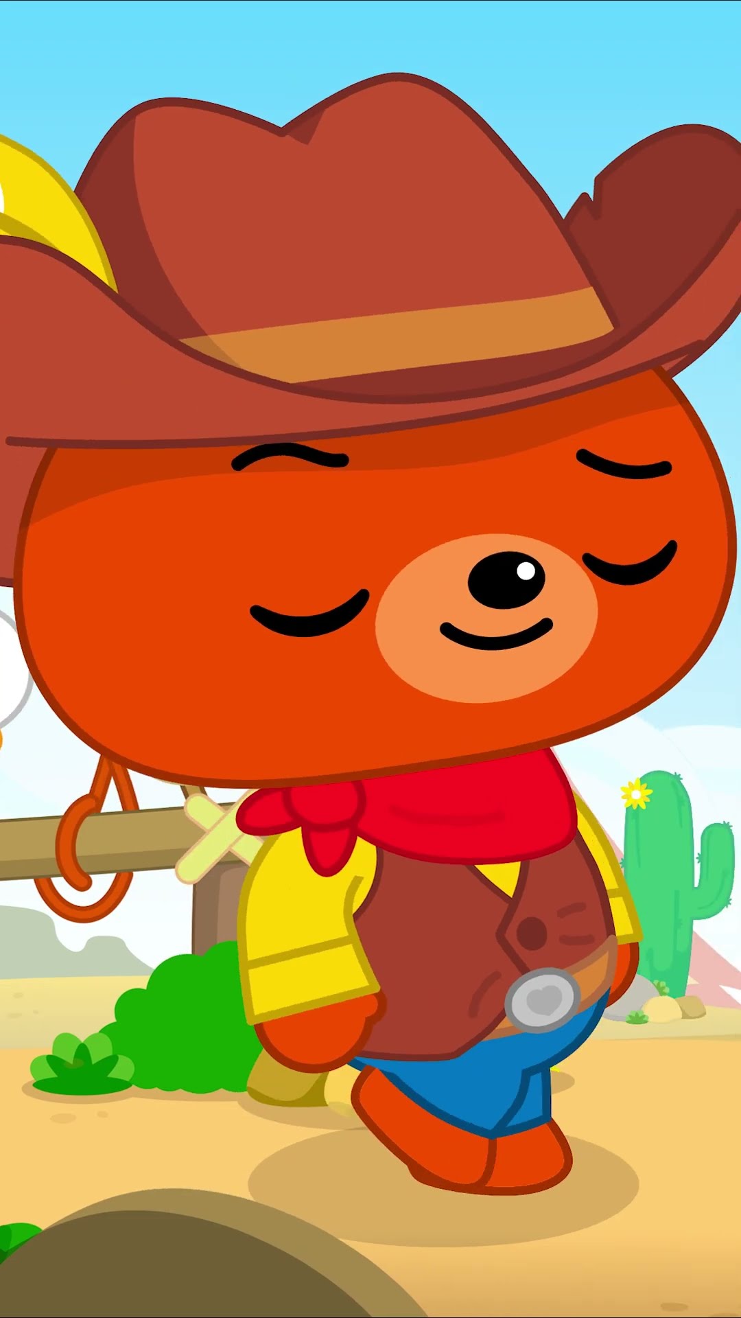 BAM, O COWBOY ?? #shorts #músicainfantil #umheróidocoração