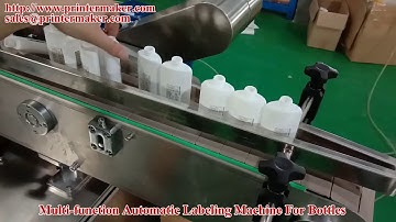 Multi function automatic labeling machine for bottles