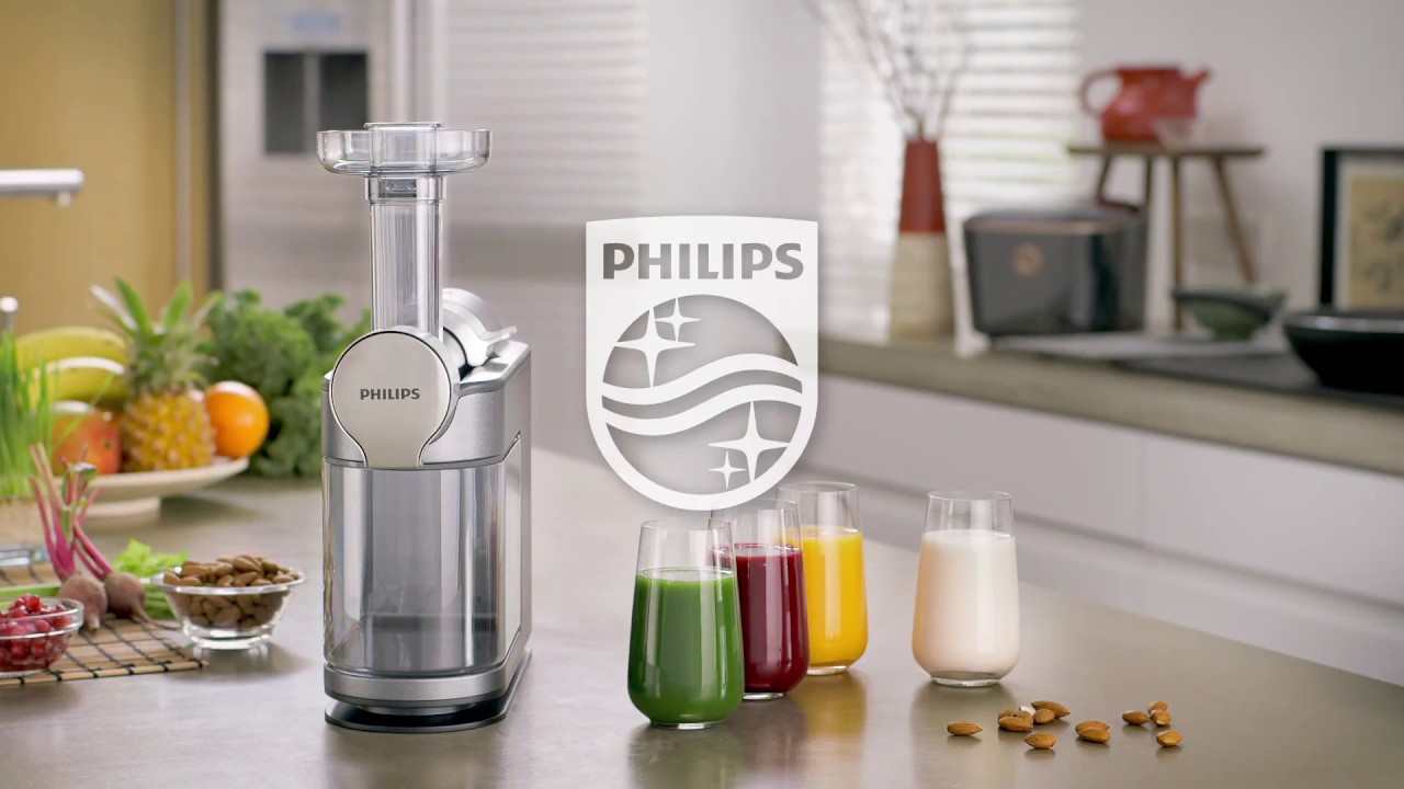 Philips Masticating Juicer unleash all the goodness YouTube