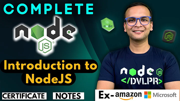 🚀🔥  Lecture 1: Introduction to NodeJS | NodeJS Complete Course ❤️ in Hindi | Notes | Certification thumbnail