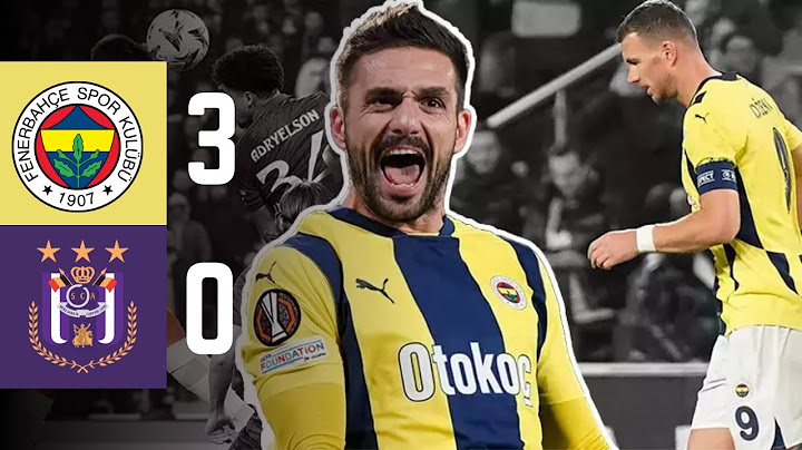 Fenerbahçe - Anderlecht 3-0 | Maç Özeti | UEFA Avrupa Ligi 2024-25!