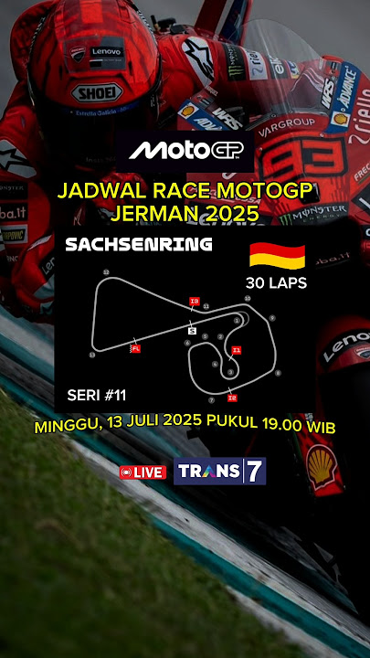 Jadwal MotoGP Jerman 2025 - Jadwal Live Race MotoGP 2025