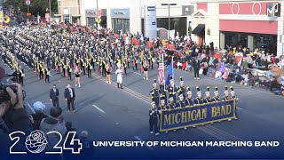 University of Michigan Marching Band - 2024 Pasadena Rose Parade