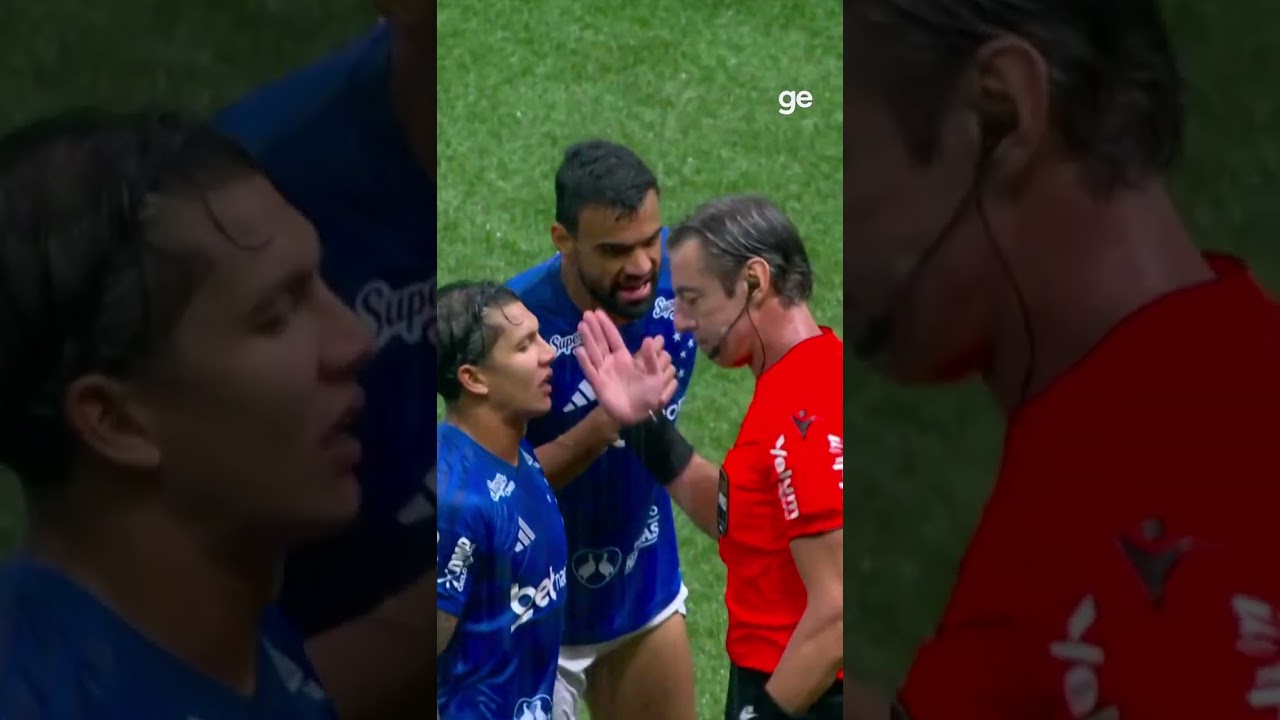 CRUZEIRO COM UM A MENOS! | #shorts | ge.globo
