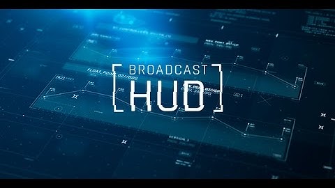 After Effect Template Free | Broadcast HUD