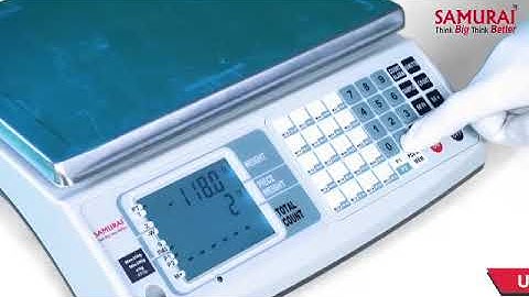 Samurai Industrial Check Counting Weighing Scales