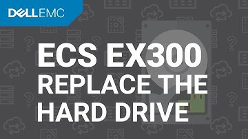 Replace a ECS EX300 Appliance HDD