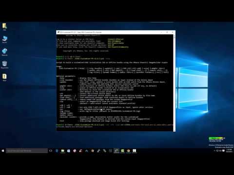 Create a Custom ESXi Image with ESXi-Customizer-PS Script