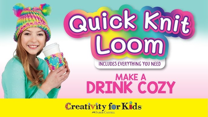 BRAND NEW Creativity For Kids Quick Knit Loom Knitting Kit Ages 7-97