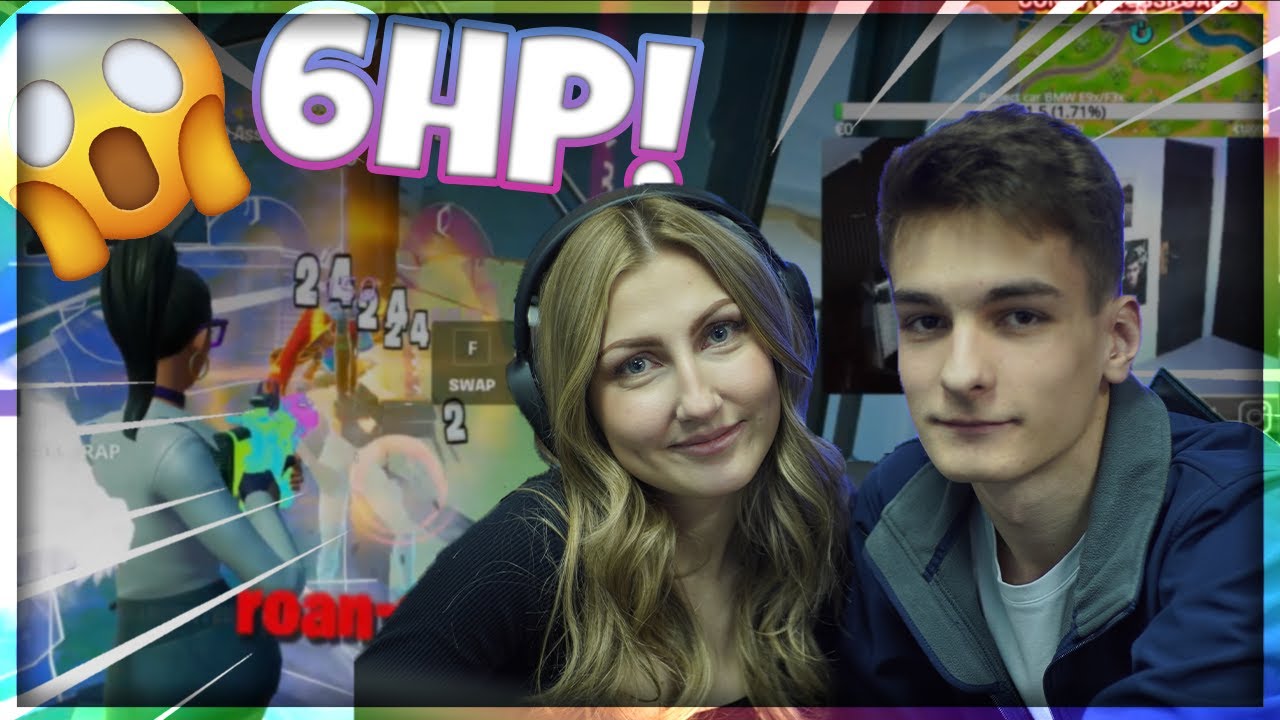 1v2 6HP CLUTCH! FORTNITE W/ @lejica