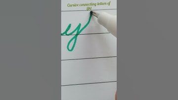 learn how to write cursive writing letters ijkl #cursivewritingletters