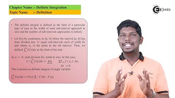 Definition of Definite Integral - Definite Integration - Diploma Maths II
