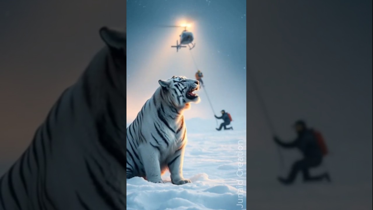 Doctor's rescued the pregnant tiger from Iceland 