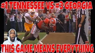 #1 TENNESSEE vs #3 GEORGIA HIGHLIGHTS REACTION