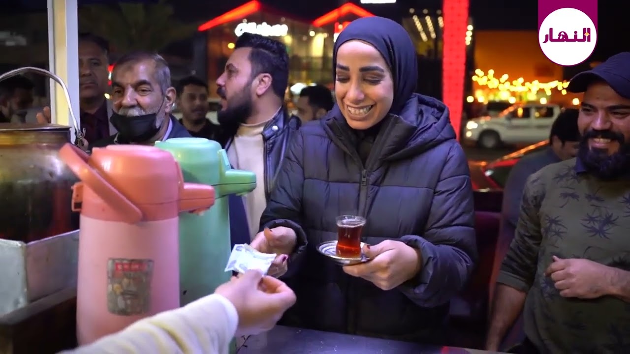 ريم تواصل جولاتها في البصرة .. وتتوقف في محطة «شاي ابو عقيل»