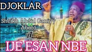 ABOTO IJE ESAN NBE A