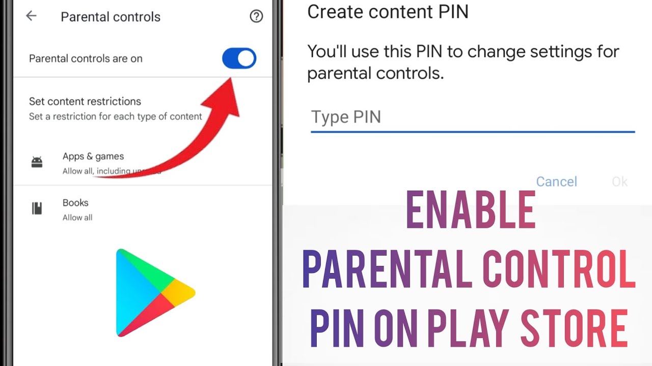 How To Enable Parental Control Pin On Play Store 